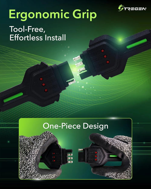4FT Vehicle-Side 4-Way Flat Connector