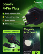 4FT Vehicle-Side 4-Way Flat Connector