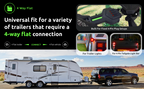 4FT Trailer-Side 4-Way Flat Connector