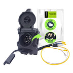 Vehicle-Side 4-Way Flat to 7-Way RV Blade Trailer Wiring Adapter